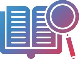Search Of Knowledge Vector Icon