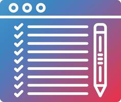 icono de vector de prueba