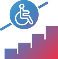 Wheelchair Accessible Bus Vector Icon