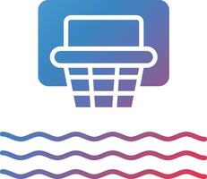 Water Basketball Vector Icon