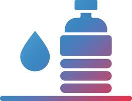 Water And Vinegar Cleaning Vector Icon