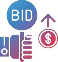 Bid Increment Vector Icon