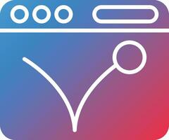 Bounce Rate Vector Icon