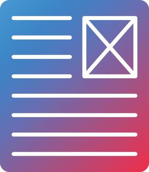 Latent Semantic Index Vector Icon