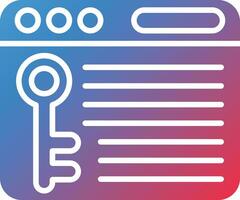 Keyword Density Vector Icon