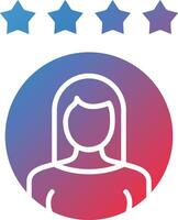 cliente experiencia vector icono