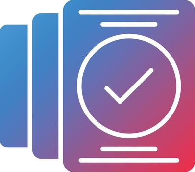 versión controlar vector icono