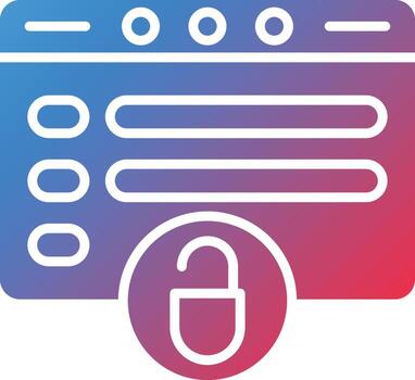 abierto fuente vector icono