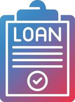 Loan Money Vector Icon