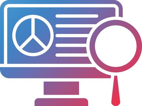 supervisión proyecto datos vector icono