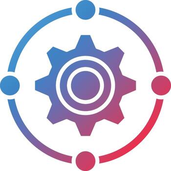 icono de vector de flujo de trabajo