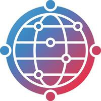 Global Network Vector Icon