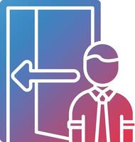 Exit Interview Vector Icon
