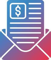 Pay Slip Vector Icon