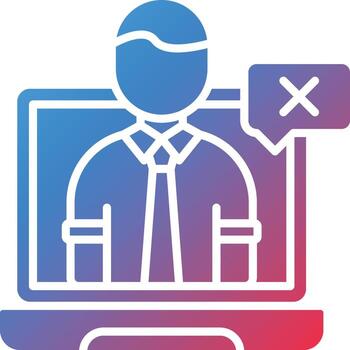 Wrong User Vector Icon