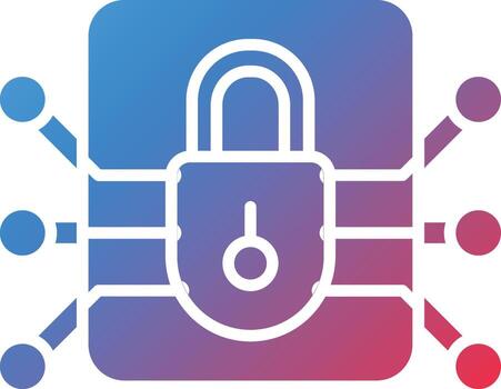 cifrado datos vector icono