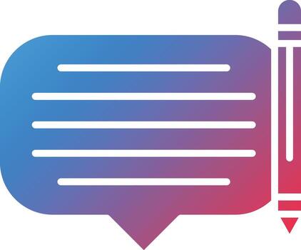 comentario vector vector icono