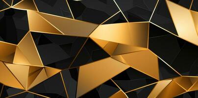 pattern design in gold and black for wallpaper printing photo