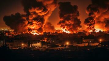 Tension escalate between Israel and Gaza Strip photo