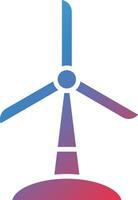 Wind Turbine Vector Icon