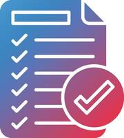 Complted Tasks Vector Icon