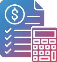 Budget Estimate Vector Icon