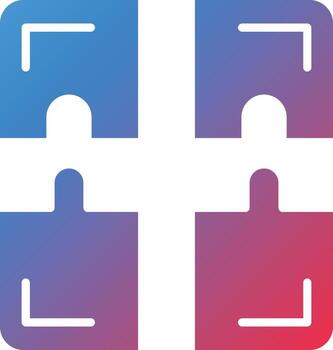 rompecabezas solución vector icono