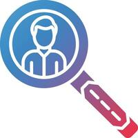 Candidate Search Vector Icon