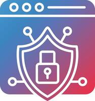 Browser Security Vector Icon