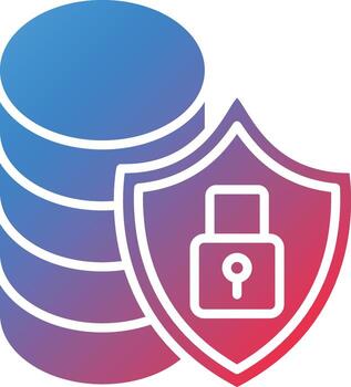 Database Security Vector Icon