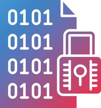 File Encryption Vector Icon