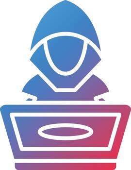 icono de vector de hacker
