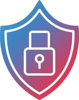 Lock Shield Vector Icon