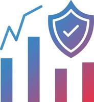 Secure Statistics Vector Icon