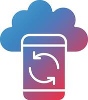 Cloud Sync Vector Icon