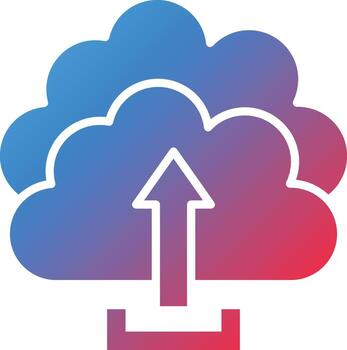 Cloud Upload Vector Icon
