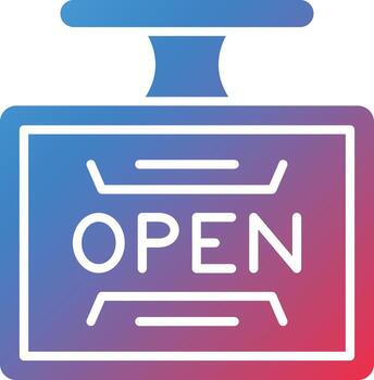 icono de vector abierto