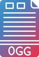 OGG Vector Icon