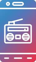 Mobile Radio Vector Icon