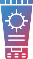Sunscreen Vector Icon