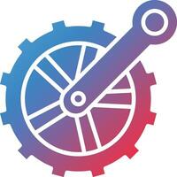 Crankset Vector Icon