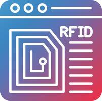 Radio Frequency Identification Vector Icon