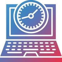 Working Time Vector Icon