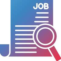 Job search Vector Icon
