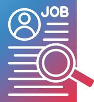 Job Analysis Vector Icon