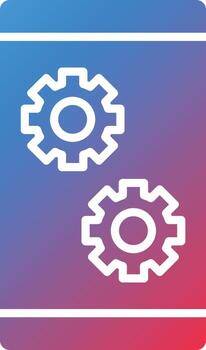 ajuste sistema vector icono