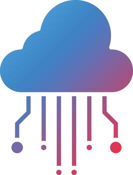 Cloud Computing Vector Icon