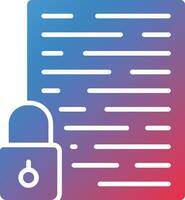 Information Privacy Vector Icon