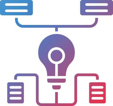 icono de vector de algoritmo