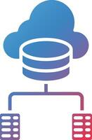 Data Infrastructure Vector Icon